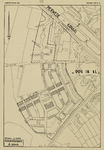 214121 Plattegrond van een gedeelte van de nieuwbouwwijk Oog in Al, met weergave van het geprojecteerde stratenplan met ...